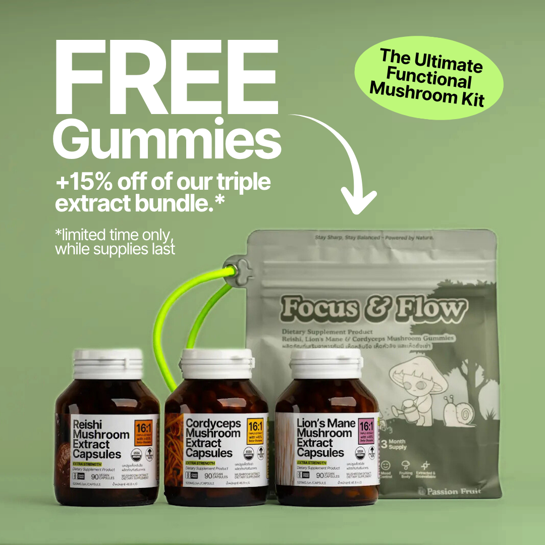 Free Gummies w/ Triple Extract Trio