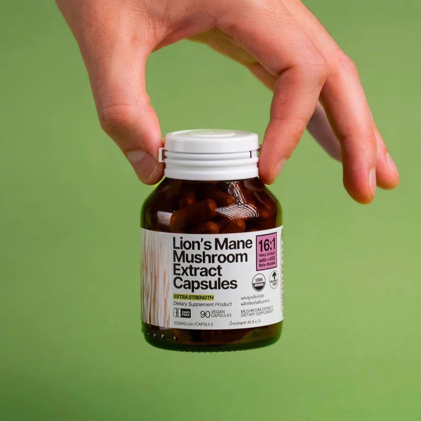 Lion's Mane 16:1 Triple Extract Capsules