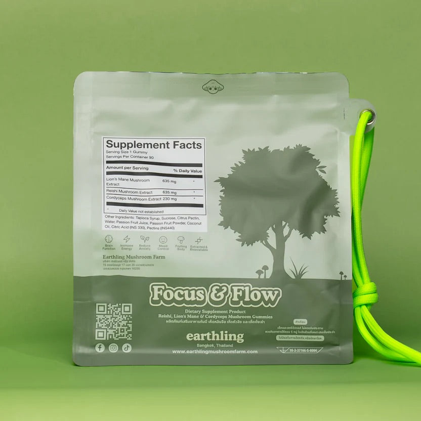 Focus & Flow: Mushroom Gummies