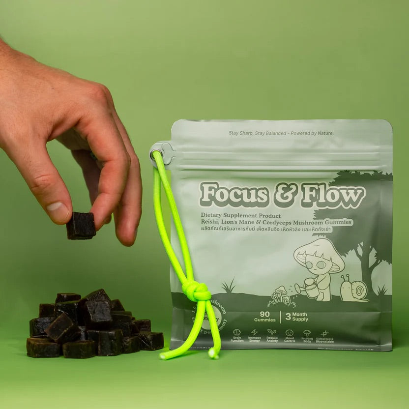 Focus & Flow: Mushroom Gummies