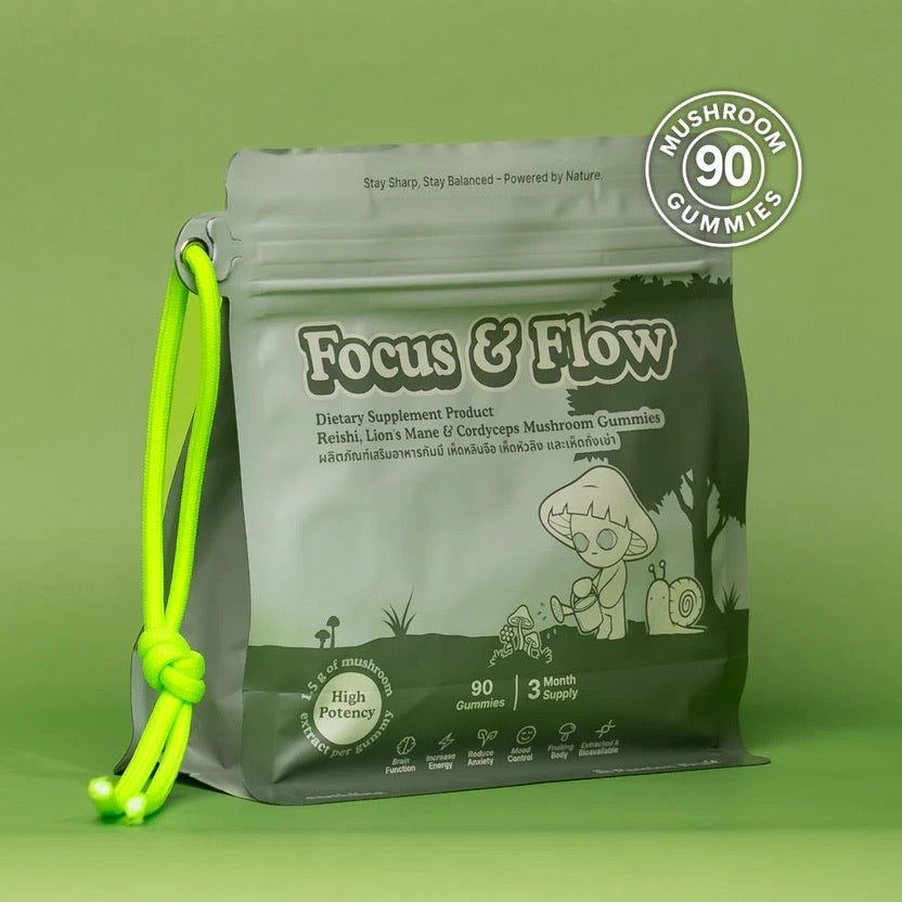 Focus & Flow: Mushroom Gummies